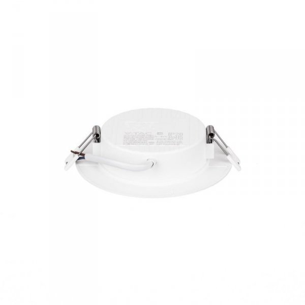 Panel Wpuszczany V-TAC 6W LED SAMSUNG CHIP Okrągły 120x28mm VT-61006RD-S 4000K 660lm 5 Lat Gwarancji