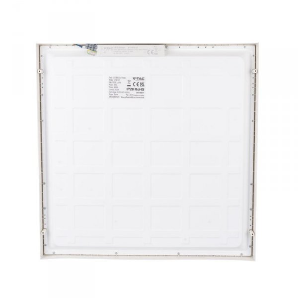 Panel LED V-TAC 36W 600x600 LED Backlight 33mm 120Lm/W 3w1 Natynkowy/Podtynkowy VT-61037 4000K 4320lm
