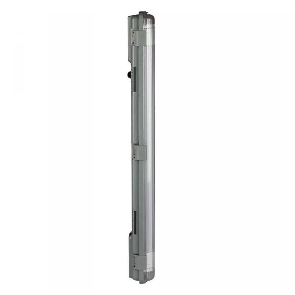 Oprawa Hermetyczna LED V-TAC PC/PC 2x120cm (2 x 18W) (Tuby LED w zestawie) VT-12023 6400K 3400lm