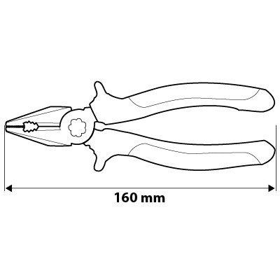 Szczypce uniwersalne 160 mm
