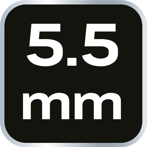 Nasadka sześciokątna długa 1/4&quot;, 5.5 mm, superlock