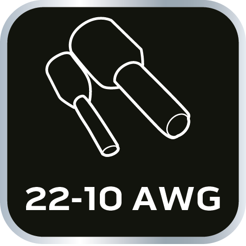 Zaciskarka końcówek tulejkowych, średnica tulejek: 0.25 - 6 mm2
