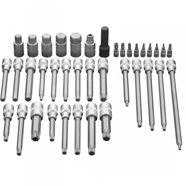 Bity Torx 1/2&quot;, zestaw 38 szt.