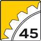 Klucze nasadowe 1/4&quot;, zestaw 46 szt.