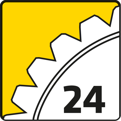 Klucze nasadowe 1/2&quot;, zestaw 21 szt.