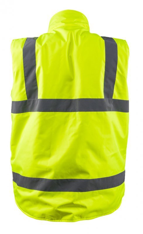 Bezrękawnik roboczy, dwustronny, jedna strona odblaskowa, żółta, rozmiar M/50