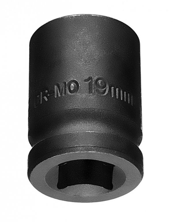 Nasadka udarowa 1/2&quot;, 19 x 38mm, Cr-Mo