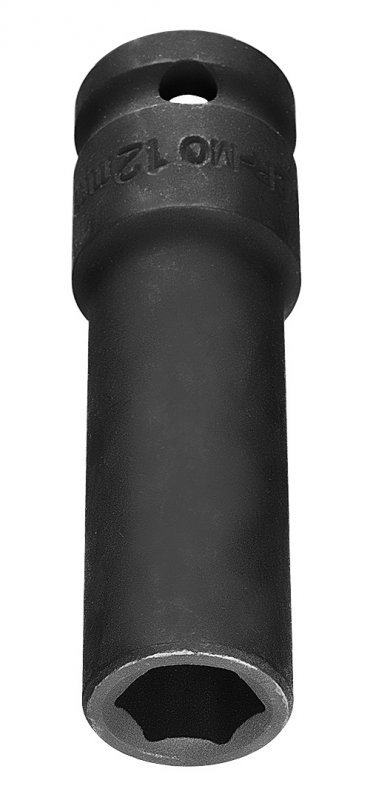 Nasadka udarowa 1/2&quot; długa, 12 x 78mm , Cr-Mo