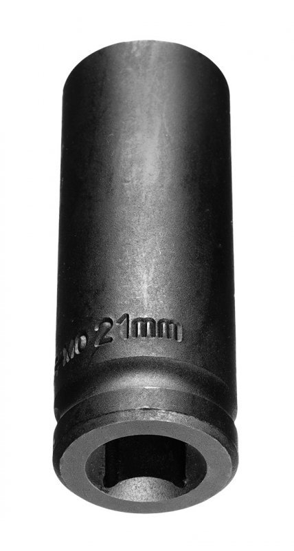 Nasadka udarowa 1/2&quot; długa, 21 x 78mm , Cr-Mo