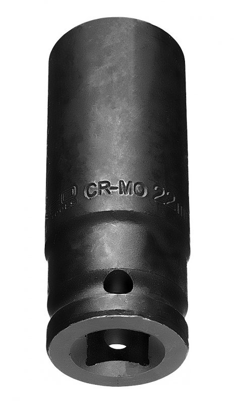 Nasadka udarowa 1/2&quot; długa, 22 x 78mm , Cr-Mo