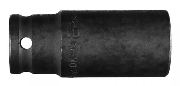 Nasadka udarowa 1/2&quot; długa, 24 x 78mm , Cr-Mo