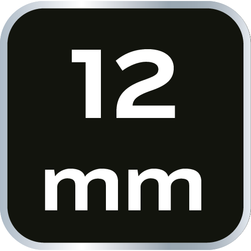 Nasadka sześciokątna długa 1/4&quot;, 12 mm