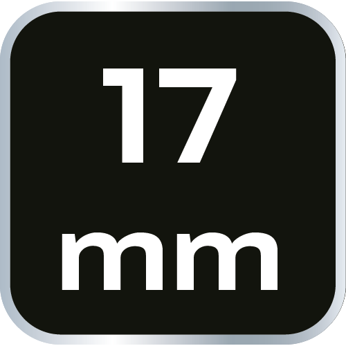 Nasadka sześciokątna 3/8&quot;, 17 mm