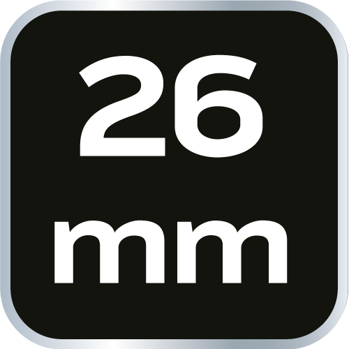 Nasadka sześciokątna długa 1/2&quot;, 26 mm