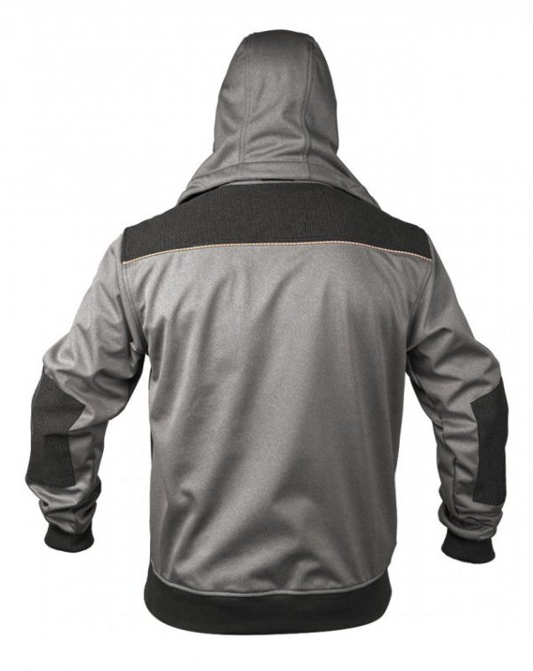 Kurtka robocza softshell z kapturem odpinanym, rozmiar XXL