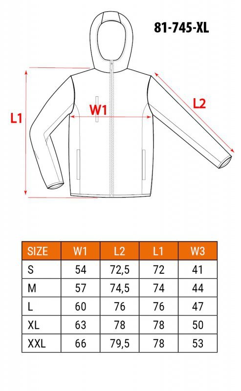 Bluza robocza ostrzegawcza, żółta, rozmiar XL