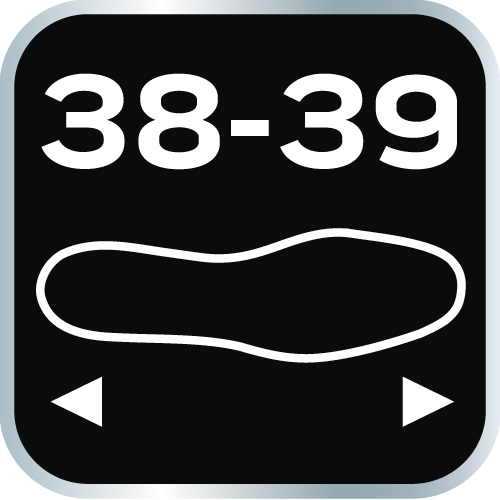 Wkładki do butów thermal comfort - rozmiar 38-39. (5 szt.)