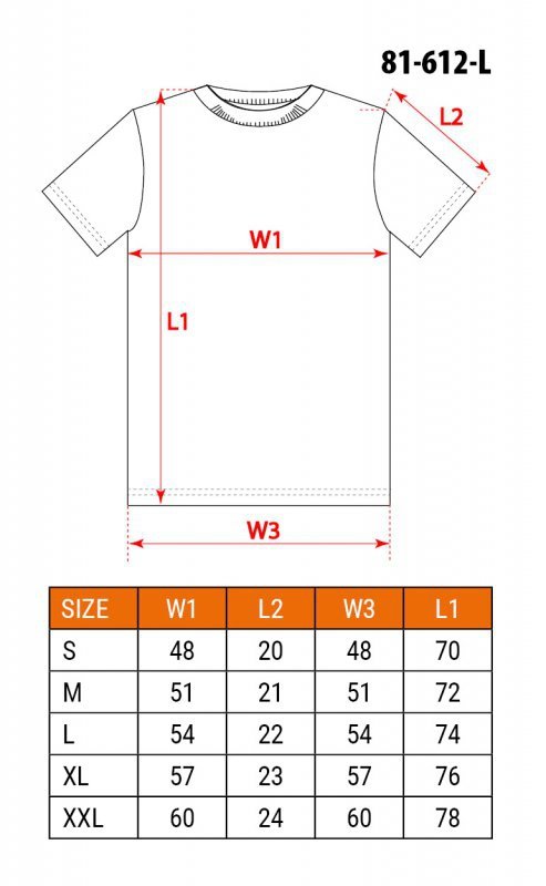 T-shirt roboczy oliwkowy CAMO, rozmiar L