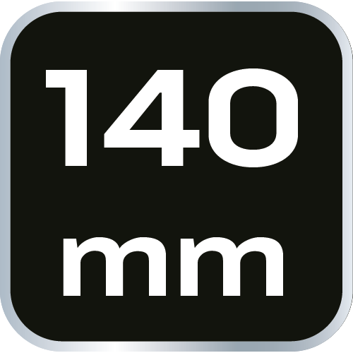 Szczypce do zaciskania końcówek 0.25-2.5 mm2 (15-9 AWG), 140 mm