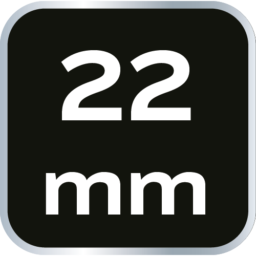 Nasadka sześciokątna 1/2&quot; 22 mm 1000V