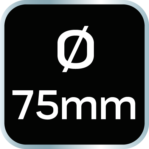 Młotek gumowy 75 mm/680 g, trzonek hikorowy