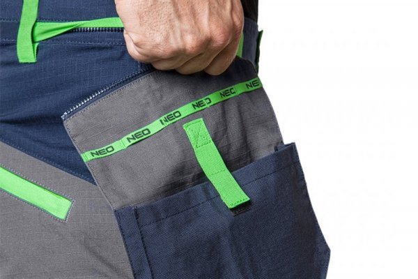 Spodnie robocze PREMIUM, 100% bawełna, ripstop, rozmiar XL