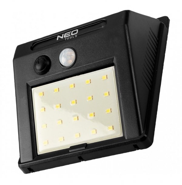 Lampa solarna ścienna 20 SMD LED 250 lm