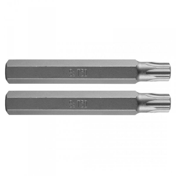 Końcówka TORX T50 x 75 mm, S2 x 2 szt.