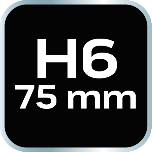 Końcówka HEX 6 x 75 mm, S2 x 2 szt.