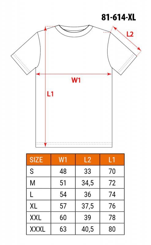 T-shirt funkcyjny PREMIUM, rozmiar XL