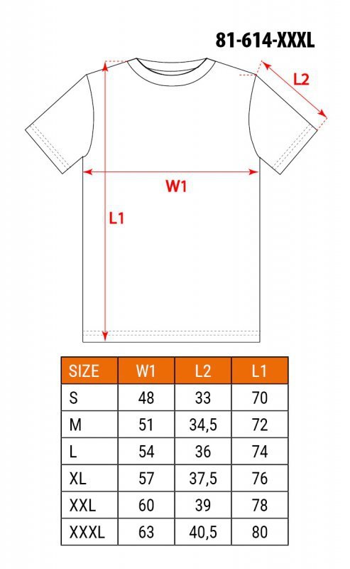 T-shirt funkcyjny PREMIUM, rozmiar XXXL