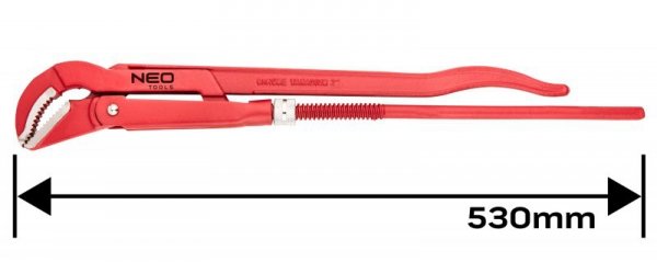 Klucz do rur typ &quot;45&quot;, 2.0&quot;, 530 mm