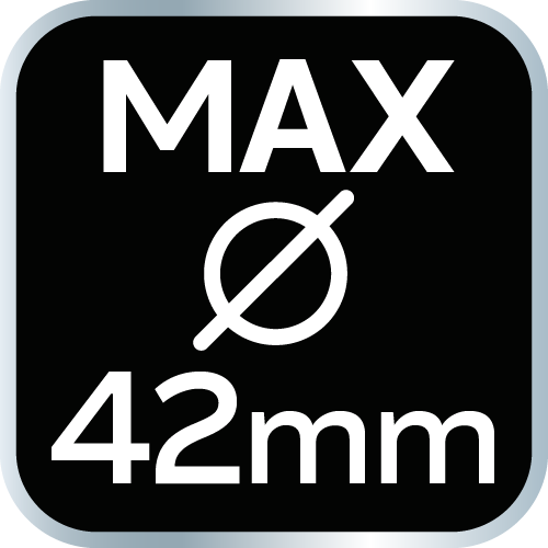 Sekator do gałęzi by-pass 665 mm, zakres do 42 mm, przekładnia, teleskopowe uchwyty