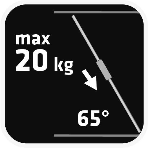 Podpora teleskopowa 75-125 cm