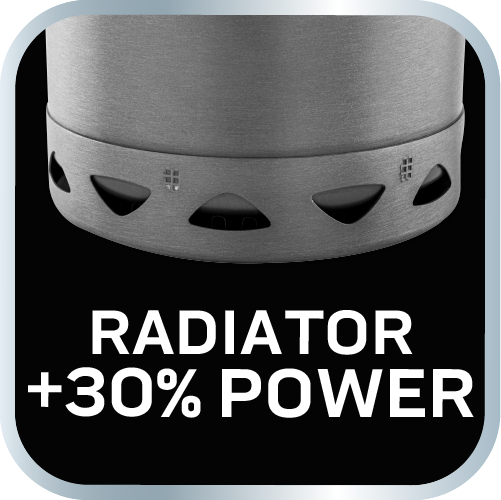 Zestaw garnków 2 w 1 z radiatorem