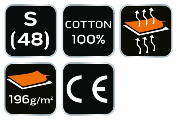 Koszulka polo DENIM, czarna, rozmiar S