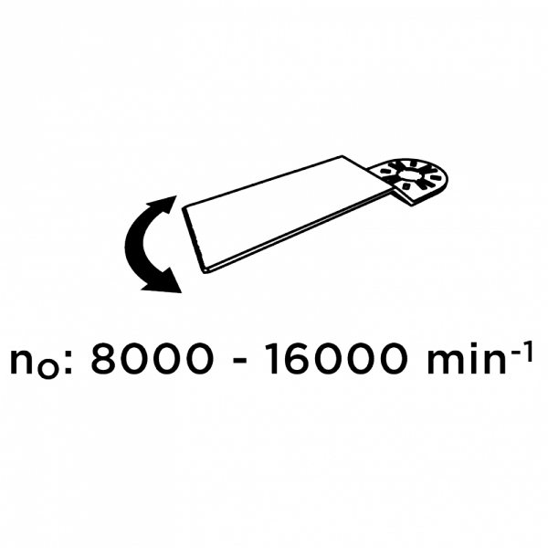 Urządzenie wielofunkcyjne 500W, ilość oscylacji 8000-16000 min⁻¹, walizka