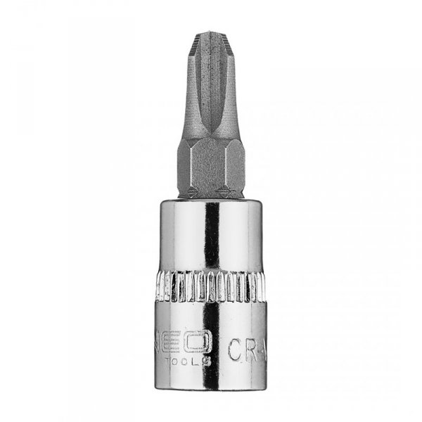 Końcówka wkrętakowa PH3 na nasadce 1/4&quot;, krótka, 37 mm