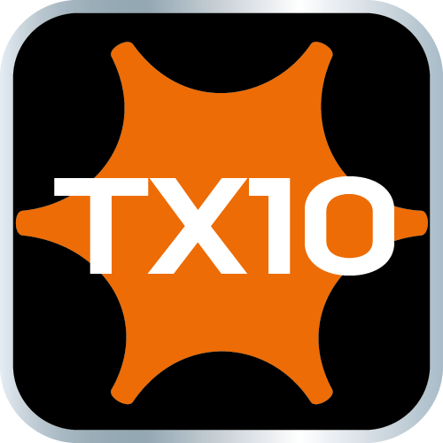 Końcówka TORX TX10 na nasadce 1/4&quot;, krótka, 37 mm