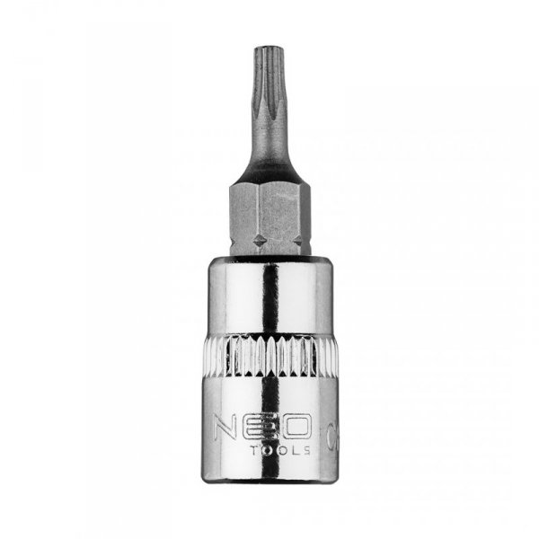 Końcówka TORX TX10 na nasadce 1/4&quot;, krótka, 37 mm