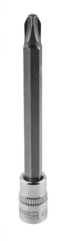 Końcówka wkrętakowa PH3 na nasadce 1/4&quot;, długa, 87 mm