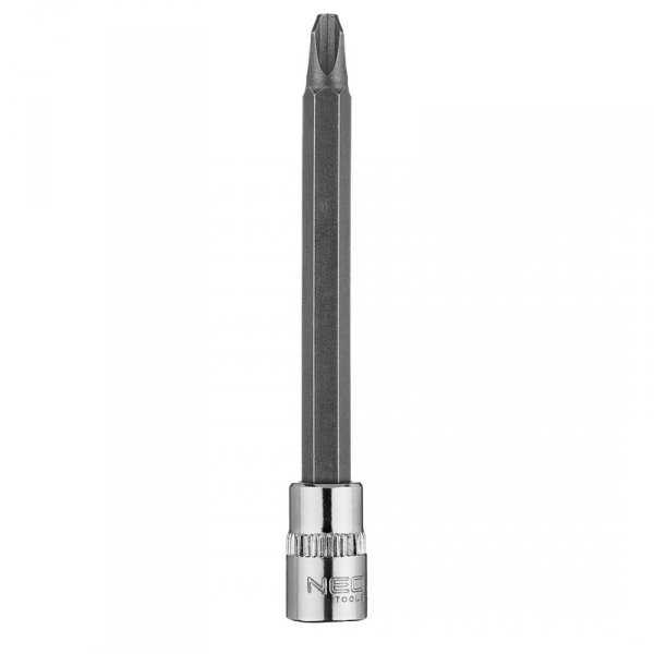 Końcówka wkrętakowa PH3 na nasadce 1/4&quot;, długa, 87 mm