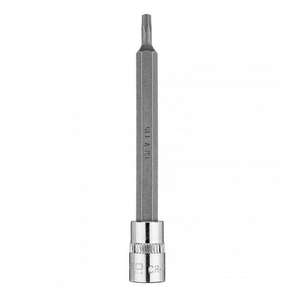 Końcówka TORX TX15 na nasadce 1/4&quot;, długa, 87 mm