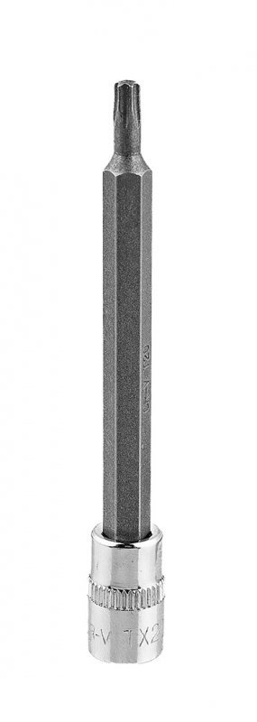 Końcówka TORX TX20 na nasadce 1/4&quot;, długa, 87 mm