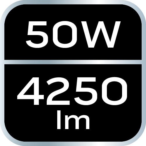 Reflektor pojedynczy 50W SMD LED 4250lm 230V na statywie 1.8m