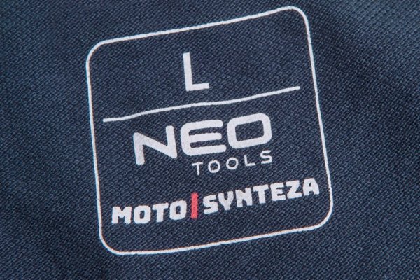 Koszulka polo Motosynteza, 100% bawełna pique, rozmiar M