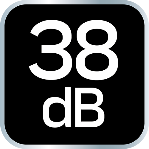 Dozownik z wkładkami przeciwhałasowymi 38dB, 500 par