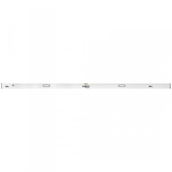 Łata murarska 300 cm, 2 libelle, uchwyty