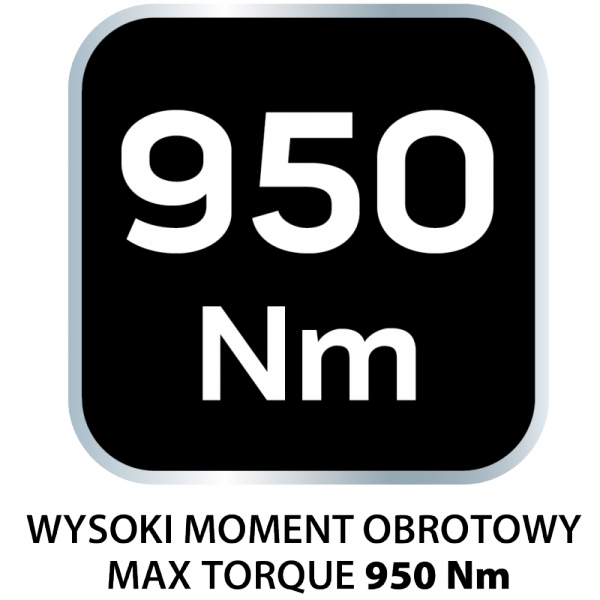 Klucz udarowy 1020W, 950 Nm