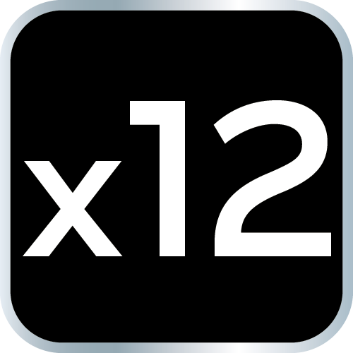 Klucze płasko-oczkowe z grzechotką i przełącznikiem, zestaw 12 szt., 8 - 19 mm, miękkie etui